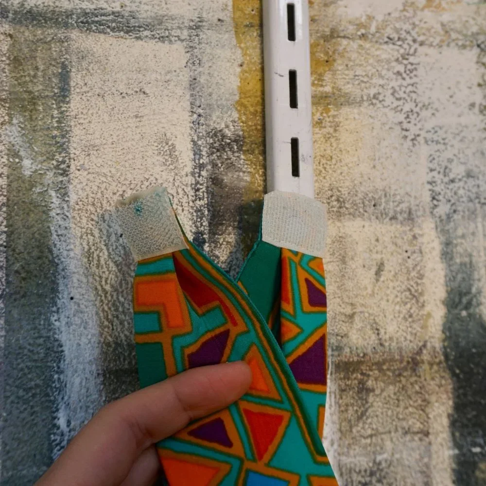 💚 VINTAGE PATCHINGTON Graphic Velcro Belt (S)
